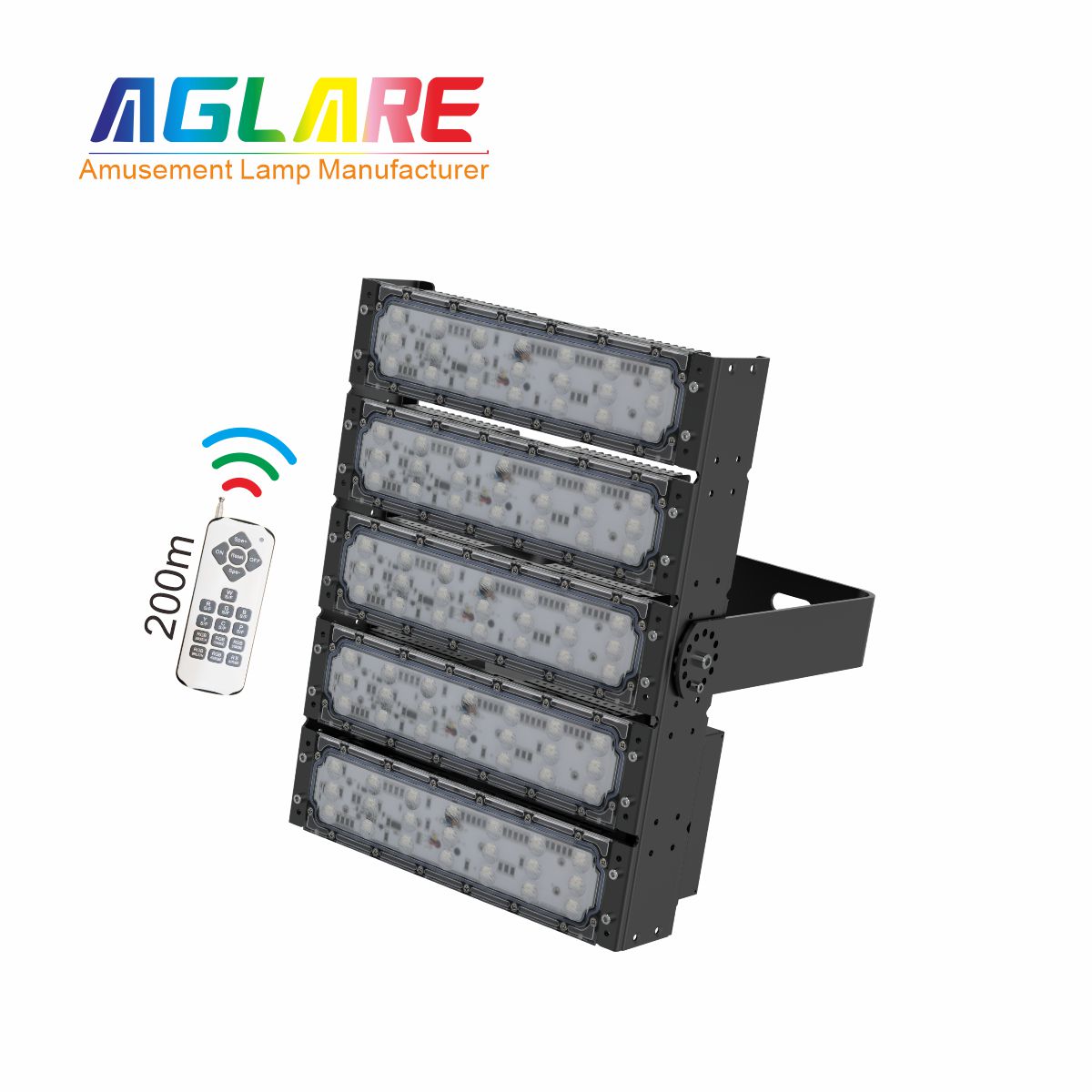 250W LED彩色投光灯RGB景观灯户表射灯带？仄