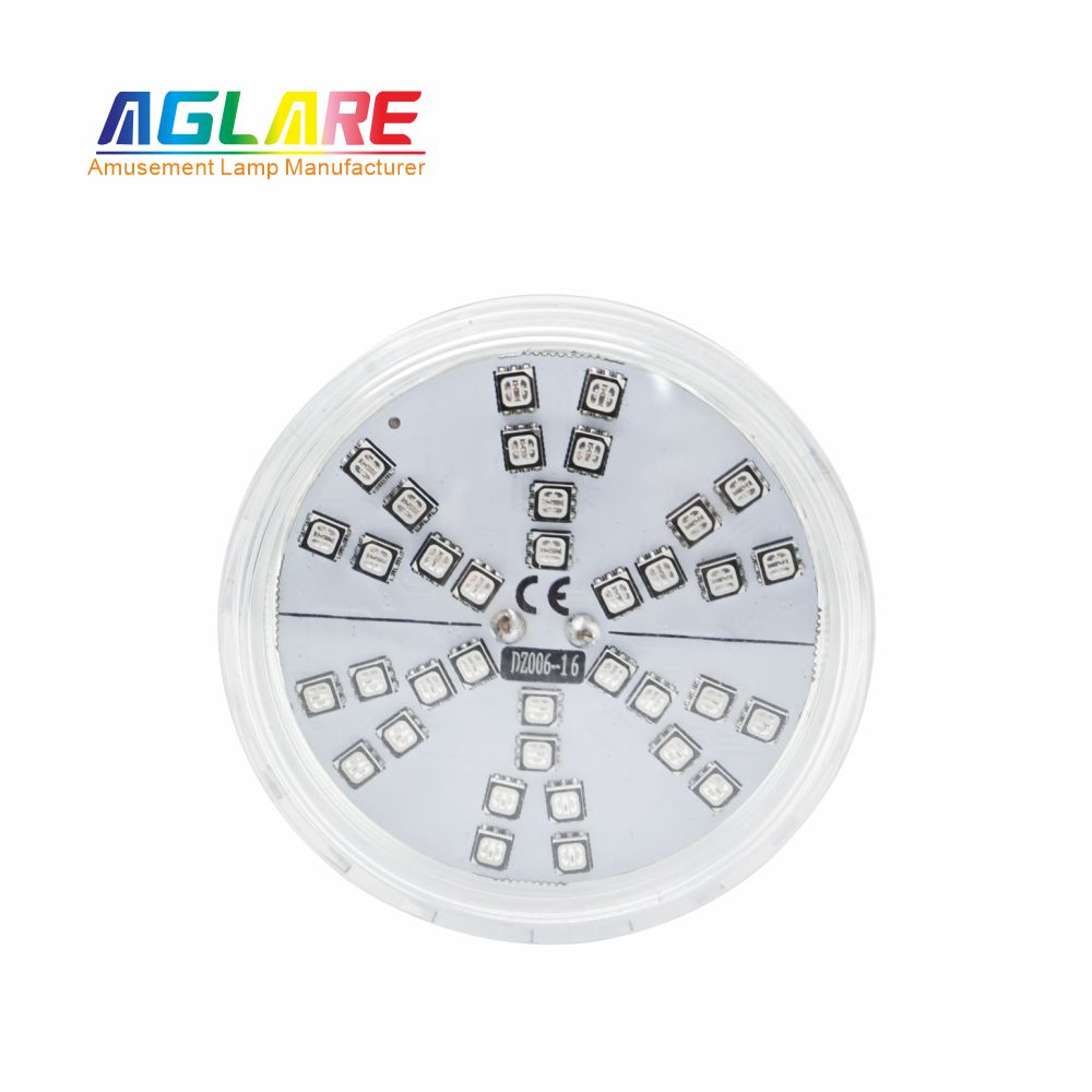 60mm RGB LED游乐场灯1-16自动法式旋转成效- AC24V， 42led